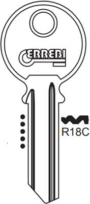 EBAUCHE DE CLE PLATE