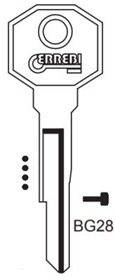 EBAUCHE DE CLE PLATE